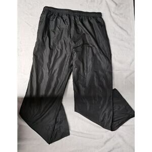 Men’s Weatherproof Performance Pants Black Insulated Polyester Mesh XL